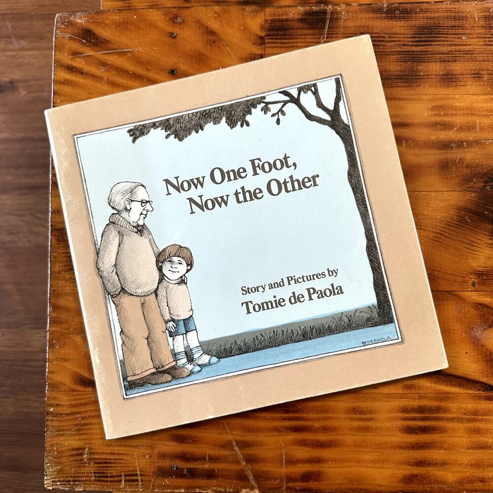 Vintage 1988 Now One Foot, Now The Other Paperback Book